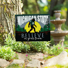 Michigan State University Yard Sign, Bigfoot, Collegiate, Home