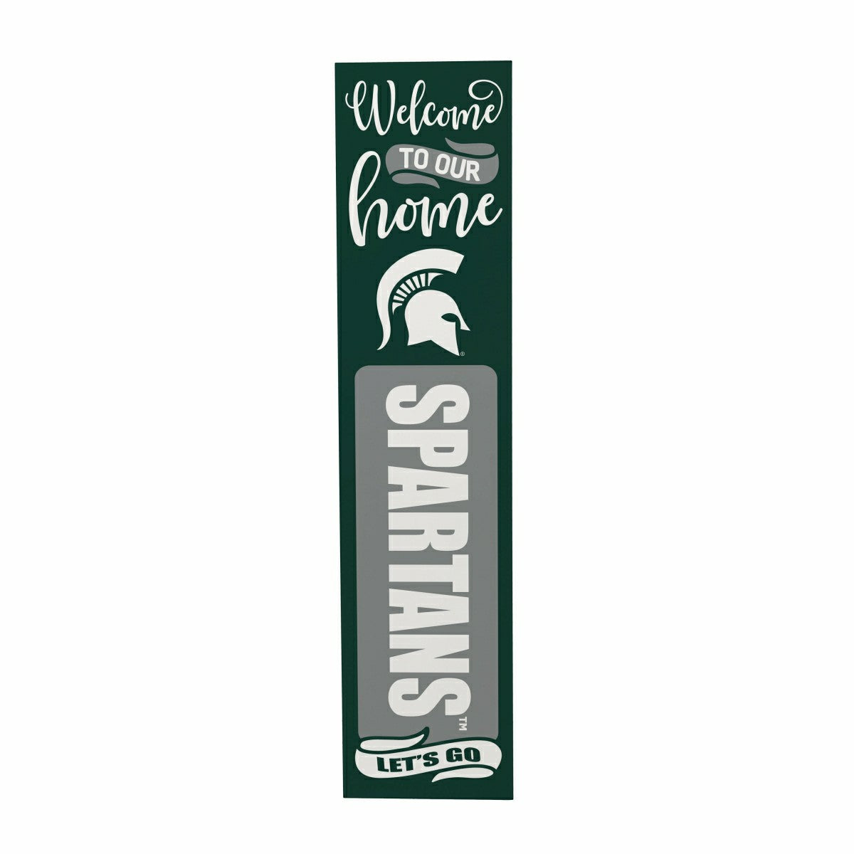 47" Double Sided Leaner, Michigan State University, Halloween, Collegiate, Home
