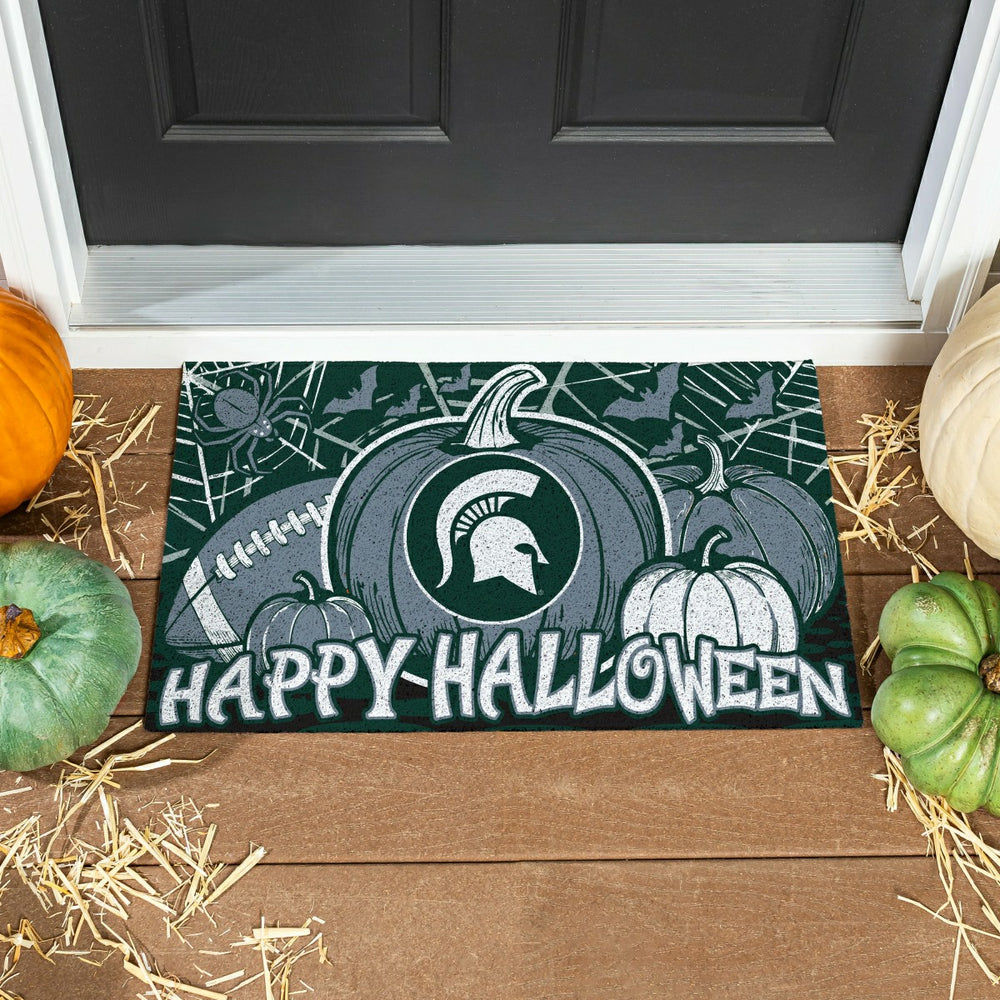 Michigan State University Halloween PVC Mat, 28"x16", Collegiate