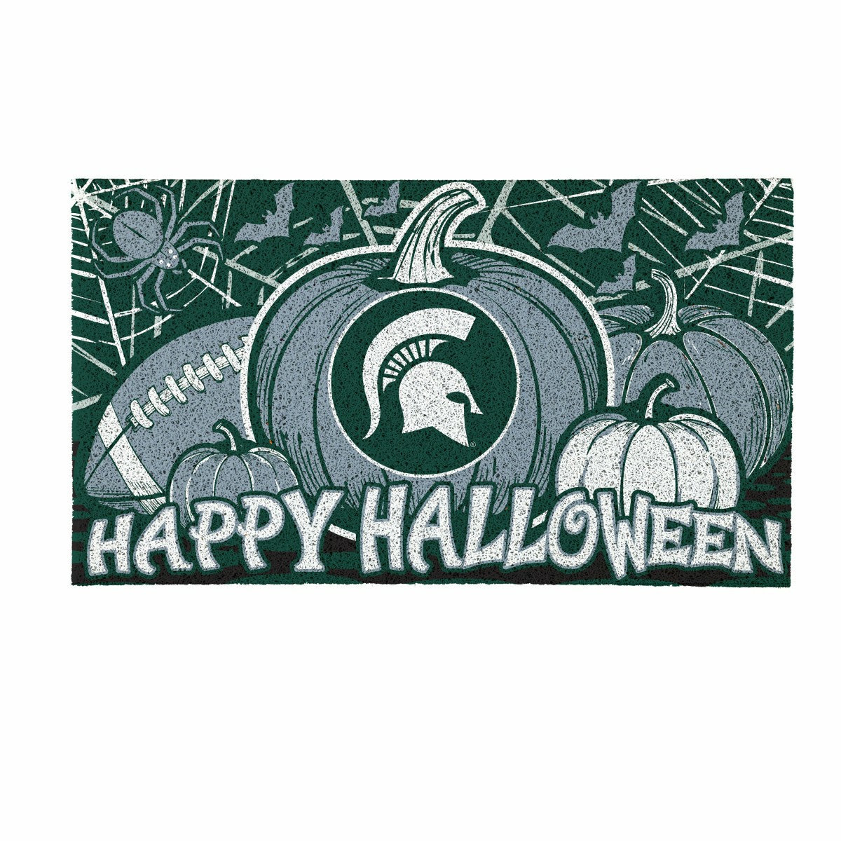 Michigan State University Halloween PVC Mat, 28"x16", Collegiate