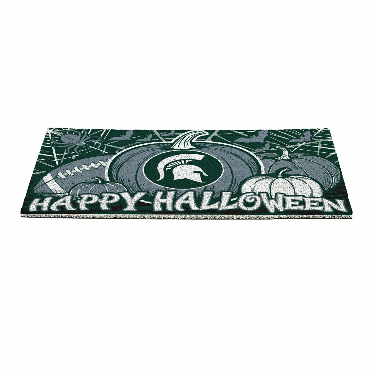 Michigan State University Halloween PVC Mat, 28"x16", Collegiate
