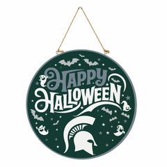 Michigan State University Halloween Round Door Décor with Hanging Rope, Collegiate, Home