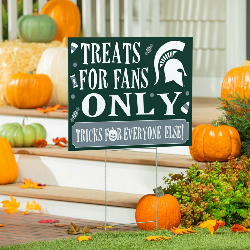 Michigan State University Yard Sign, Halloween Treats for Fans, Collegiate, Home
