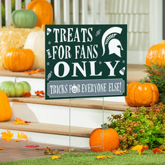 Michigan State University Yard Sign, Halloween Treats for Fans, Collegiate, Home