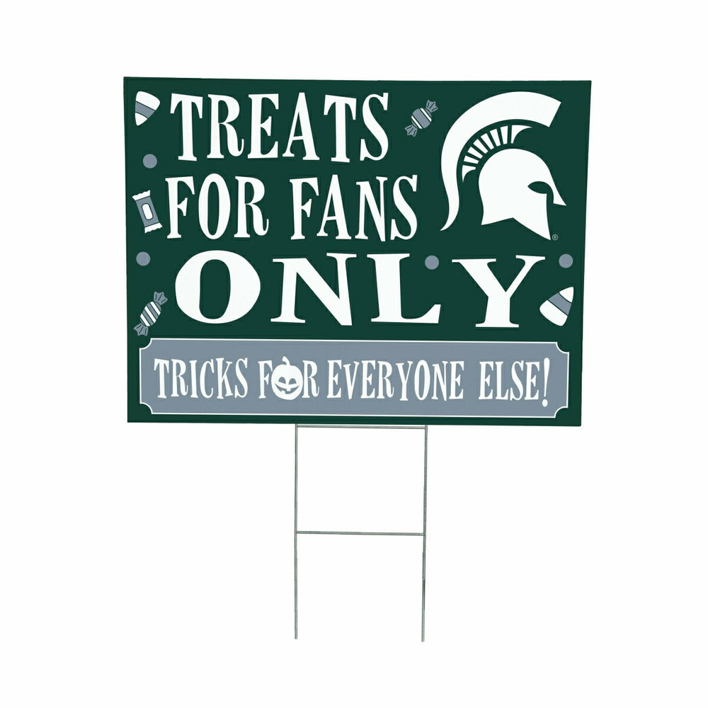 Michigan State University Yard Sign, Halloween Treats for Fans, Collegiate, Home