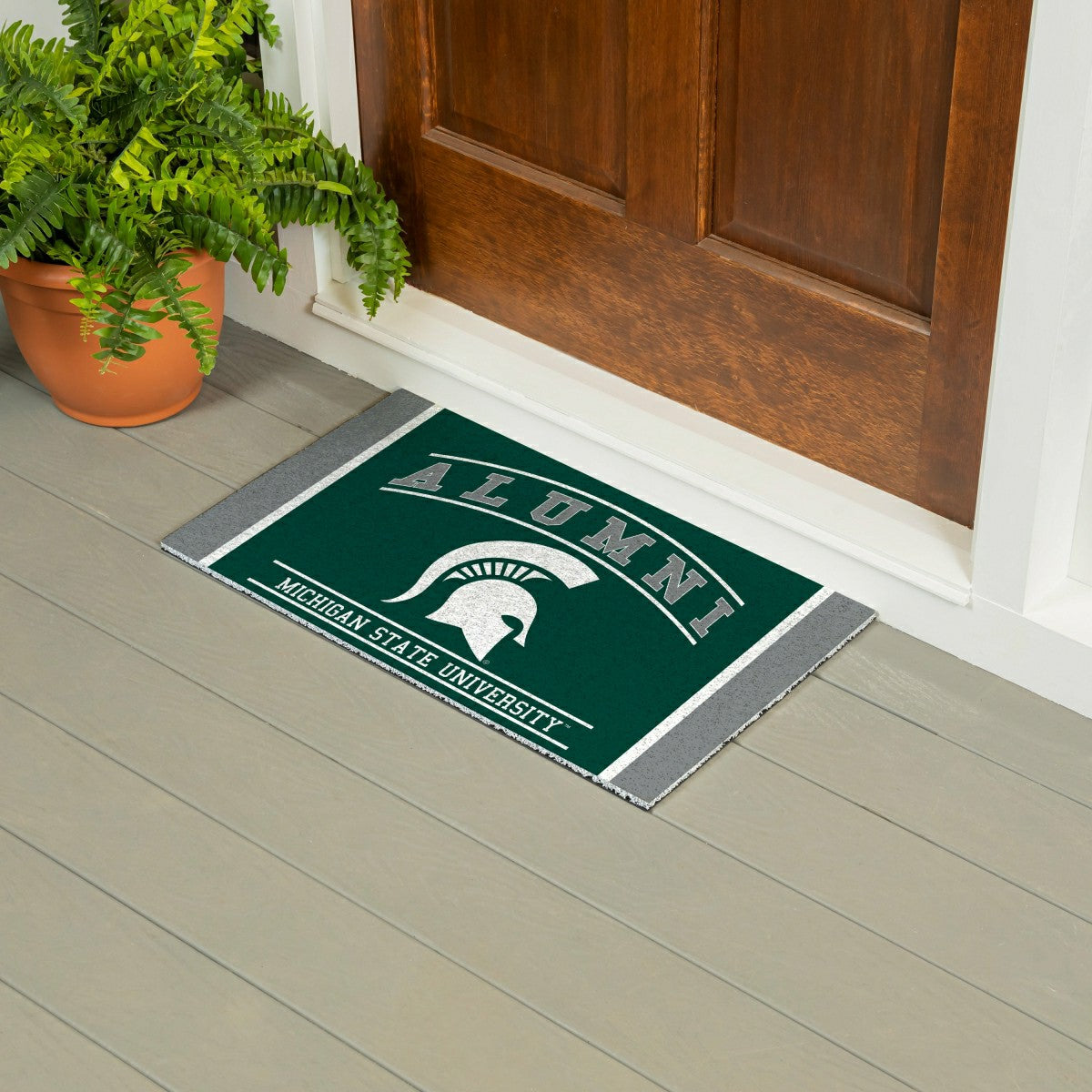 Michigan State University Alumni Mat, 28"x16", Collegiate