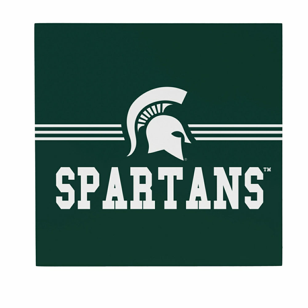 Michigan State University Wood Wall Sign, 12x12, Collegiate, Home
