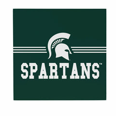 Michigan State University Wood Wall Sign, 12x12, Collegiate, Home