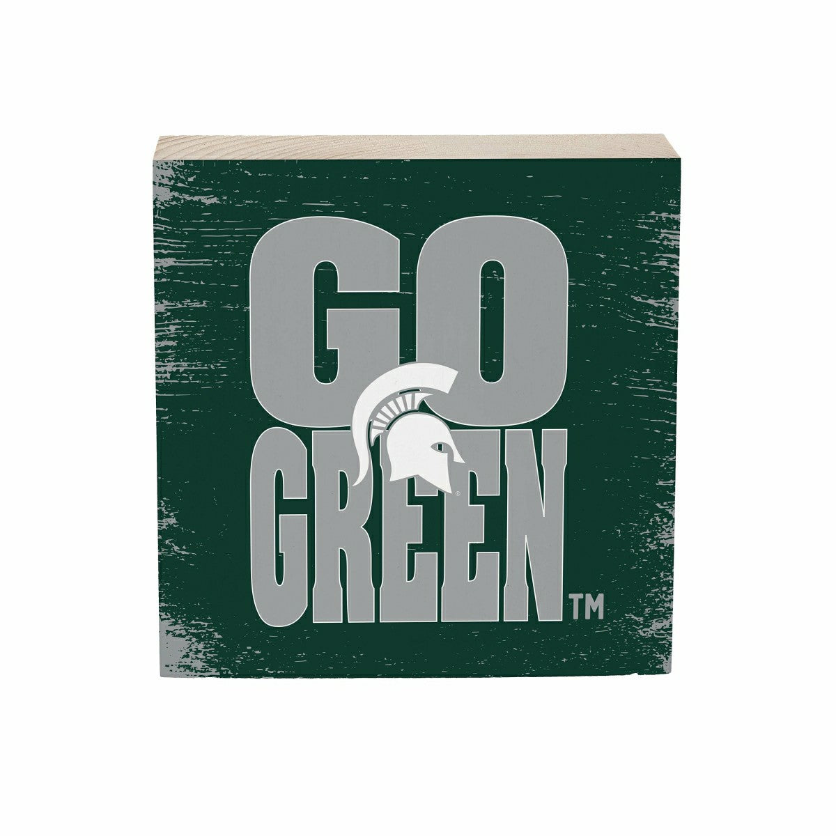 Michigan State University Plock, Down Home Fans, 6x6, Collegiate, Home