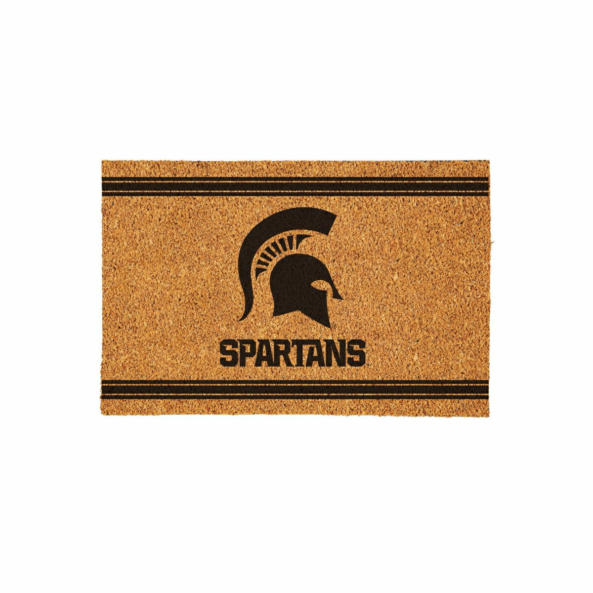 Michigan State University Large One Color Coir Mat, 36"x24", Collegiate