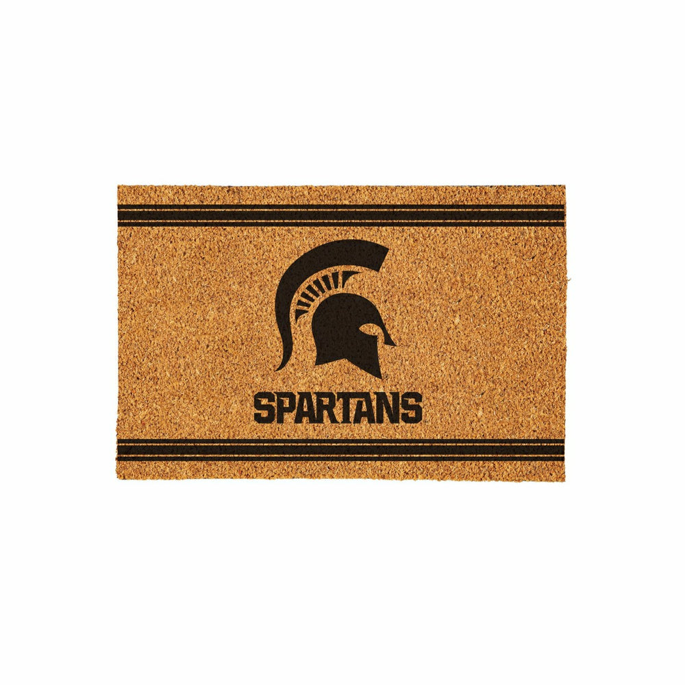 Michigan State University Large One Color Coir Mat, 36"x24", Collegiate