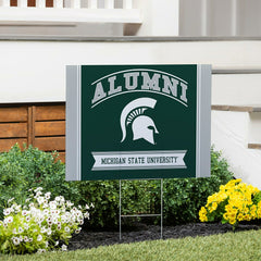 Michigan State University Coroplast Yard Sign Alumni, Collegiate, Home