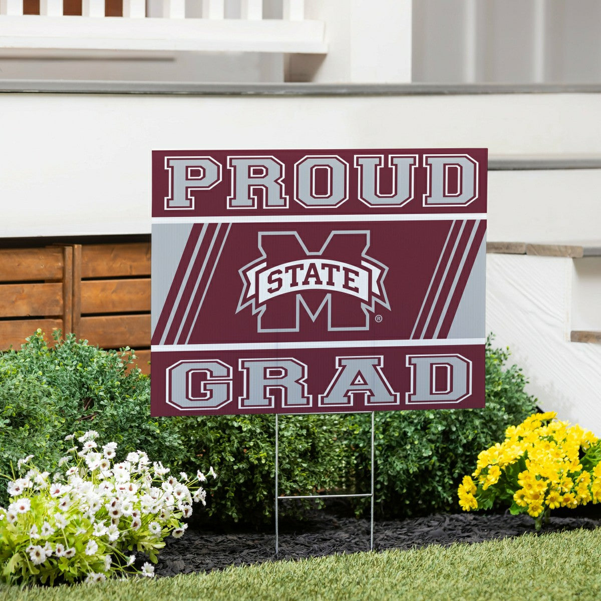 Mississippi State University Yard Sign Graduate, Collegiate, Home