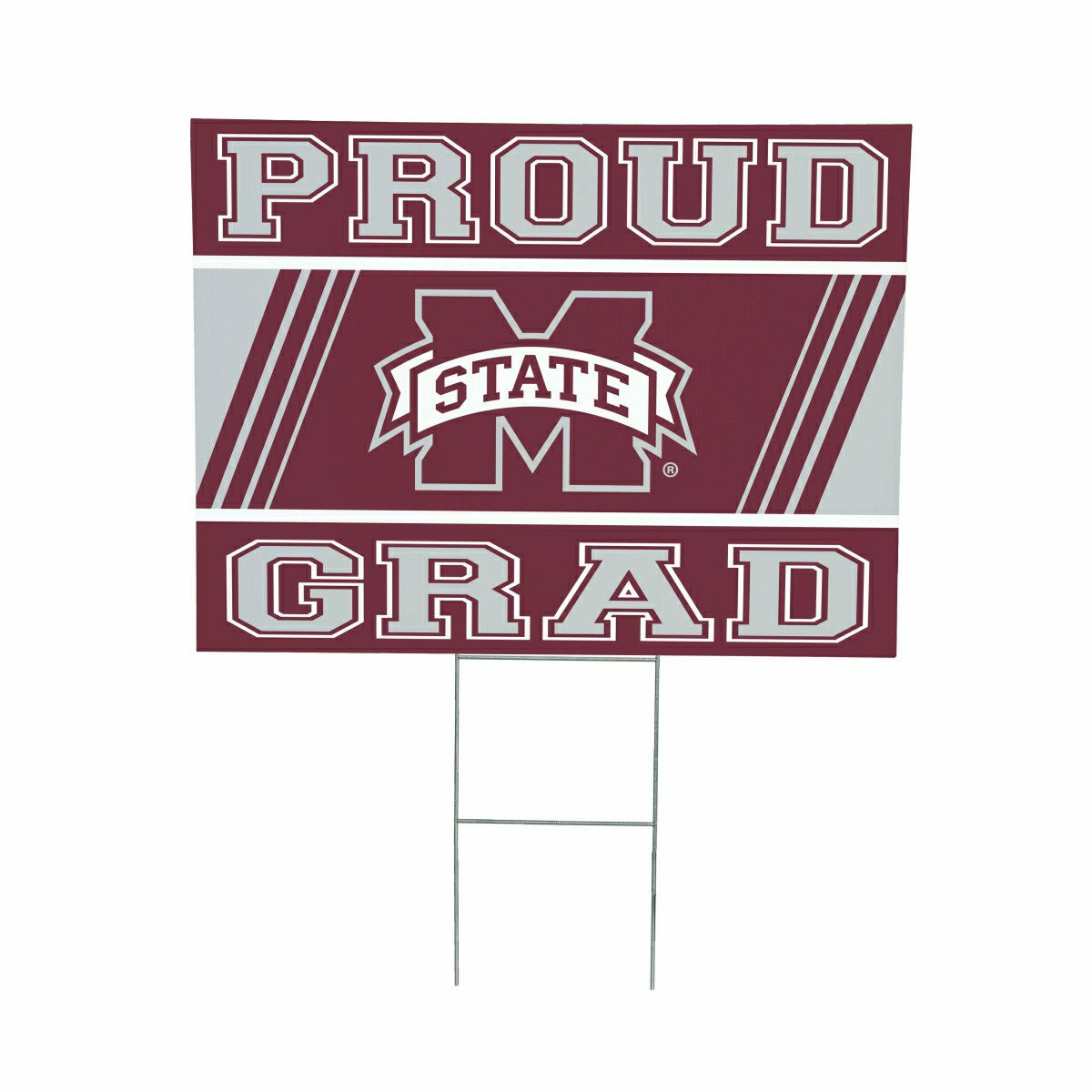 Mississippi State University Yard Sign Graduate, Collegiate, Home