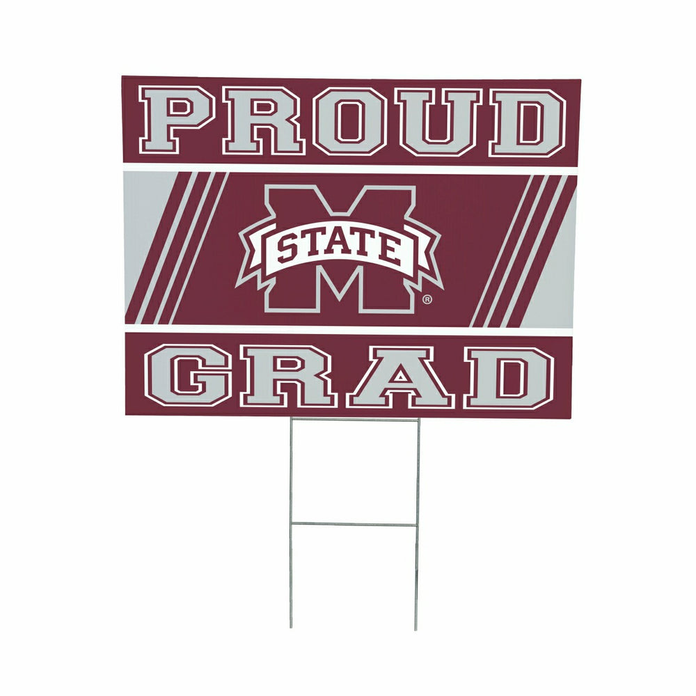 Mississippi State University Yard Sign Graduate, Collegiate, Home
