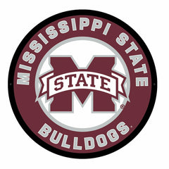 LED Wall Decor, Round, Mississippi State University, Collegiate, Home