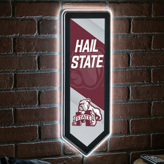 LED Wall Decor, Pennant, Mississippi State University, Collegiate, Home