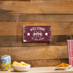 Mississippi State University Wood Wall Sign, 6x11, Collegiate, Home
