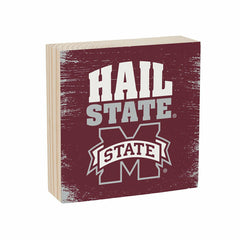 Mississippi State University Plock, Down Home Fans, 6x6, Collegiate, Home