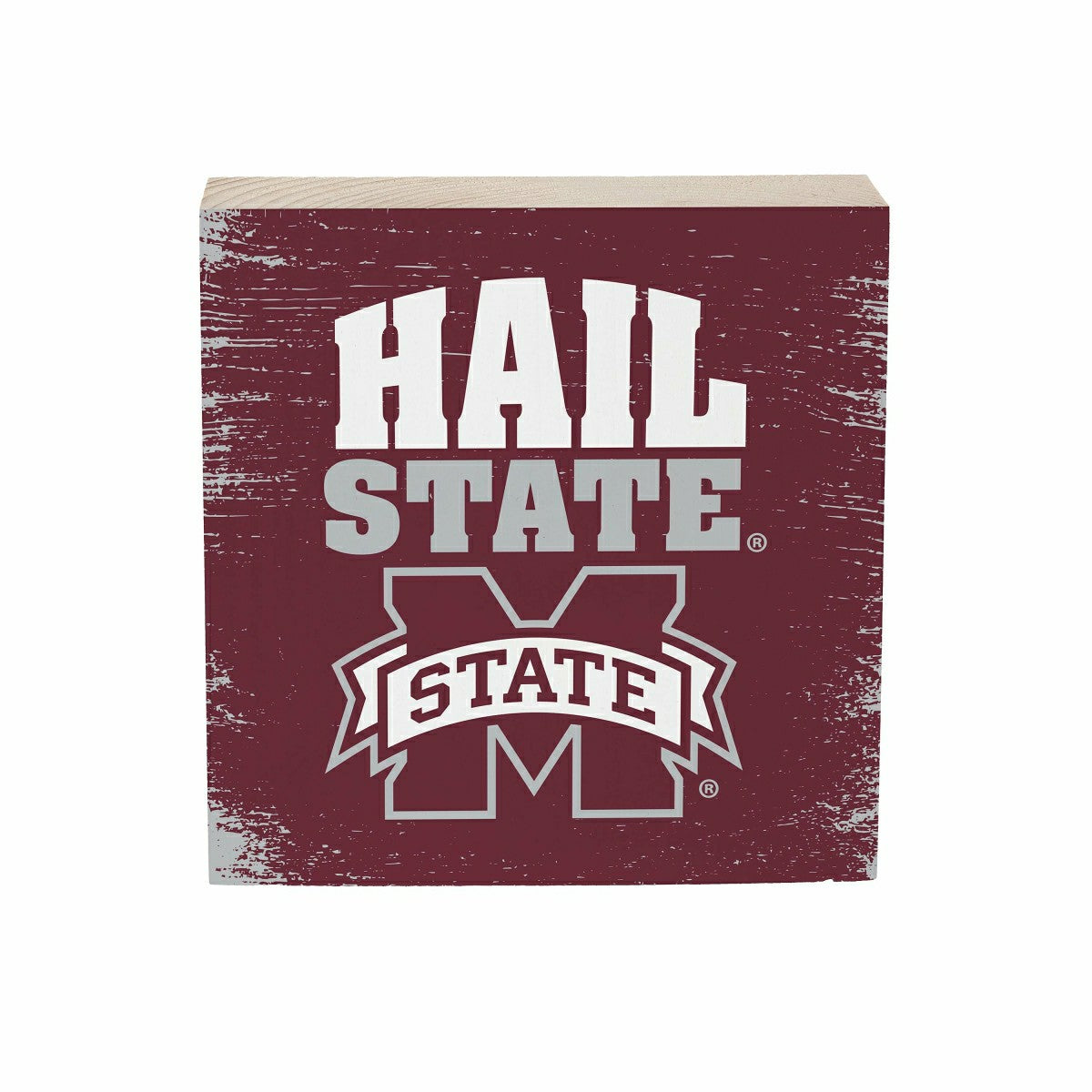 Mississippi State University Plock, Down Home Fans, 6x6, Collegiate, Home