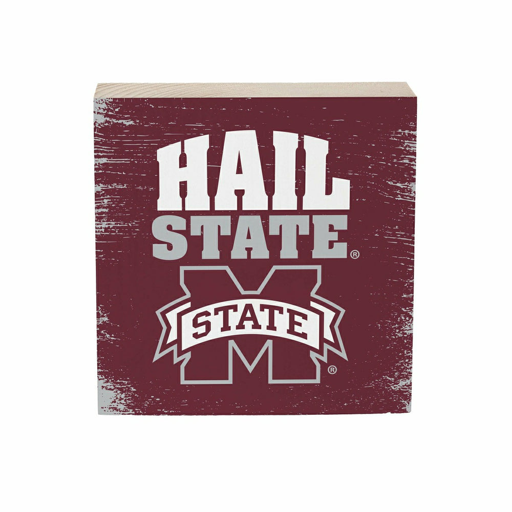 Mississippi State University Plock, Down Home Fans, 6x6, Collegiate, Home