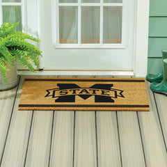 Mississippi State University Large One Color Coir Mat, 36"x24", Collegiate