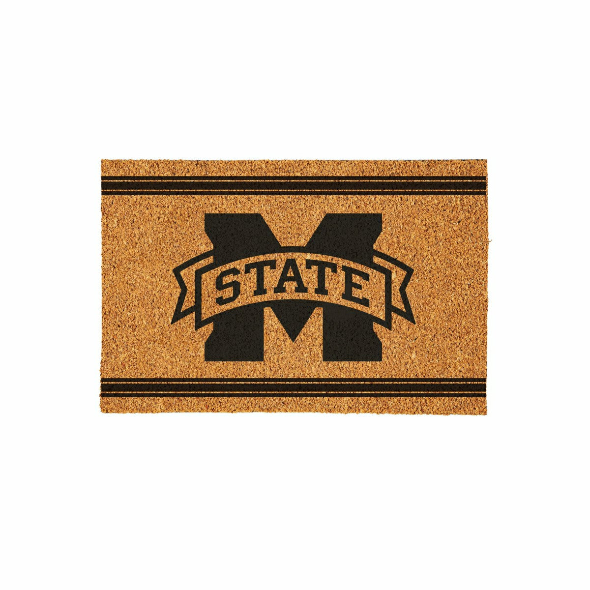 Mississippi State University Large One Color Coir Mat, 36"x24", Collegiate
