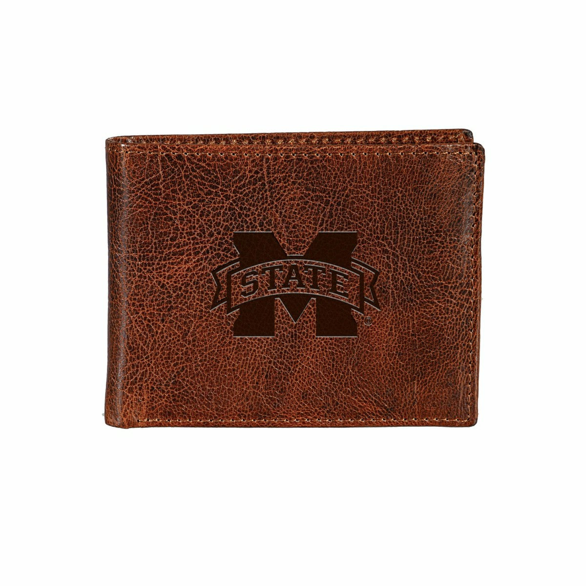 Mississippi State University, Embossed 100% Genuine Tumbled Leather Pa, Collegiate, Home