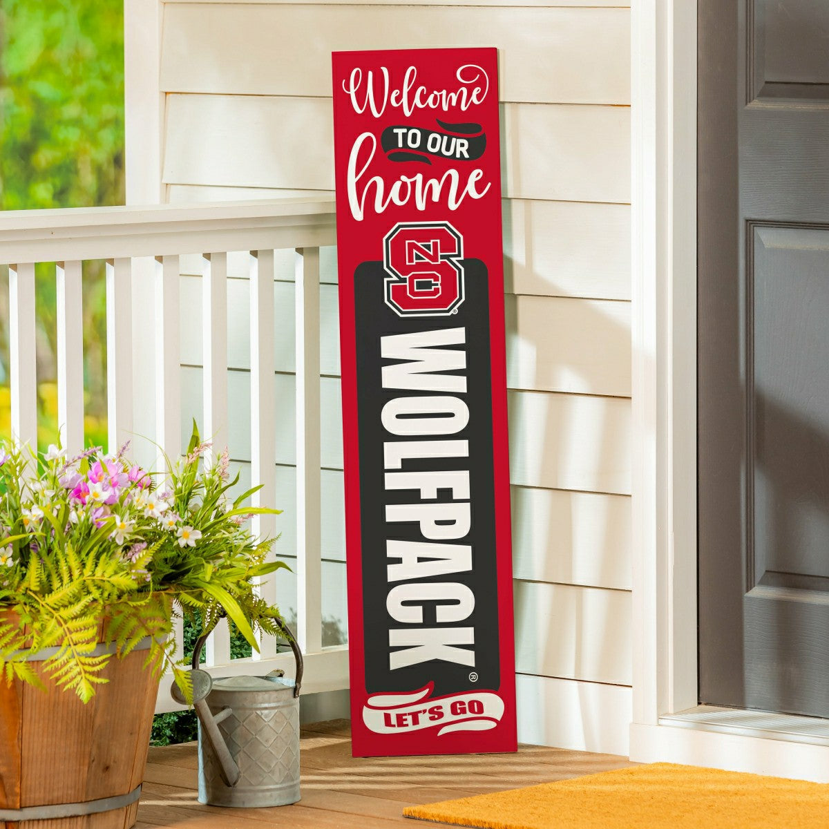 47" Double Sided Leaner, North Carolina State University, Halloween, Collegiate, Home