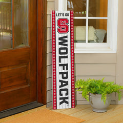 47" Double Sided Leaner, North Carolina State University, Christmas, Collegiate, Home