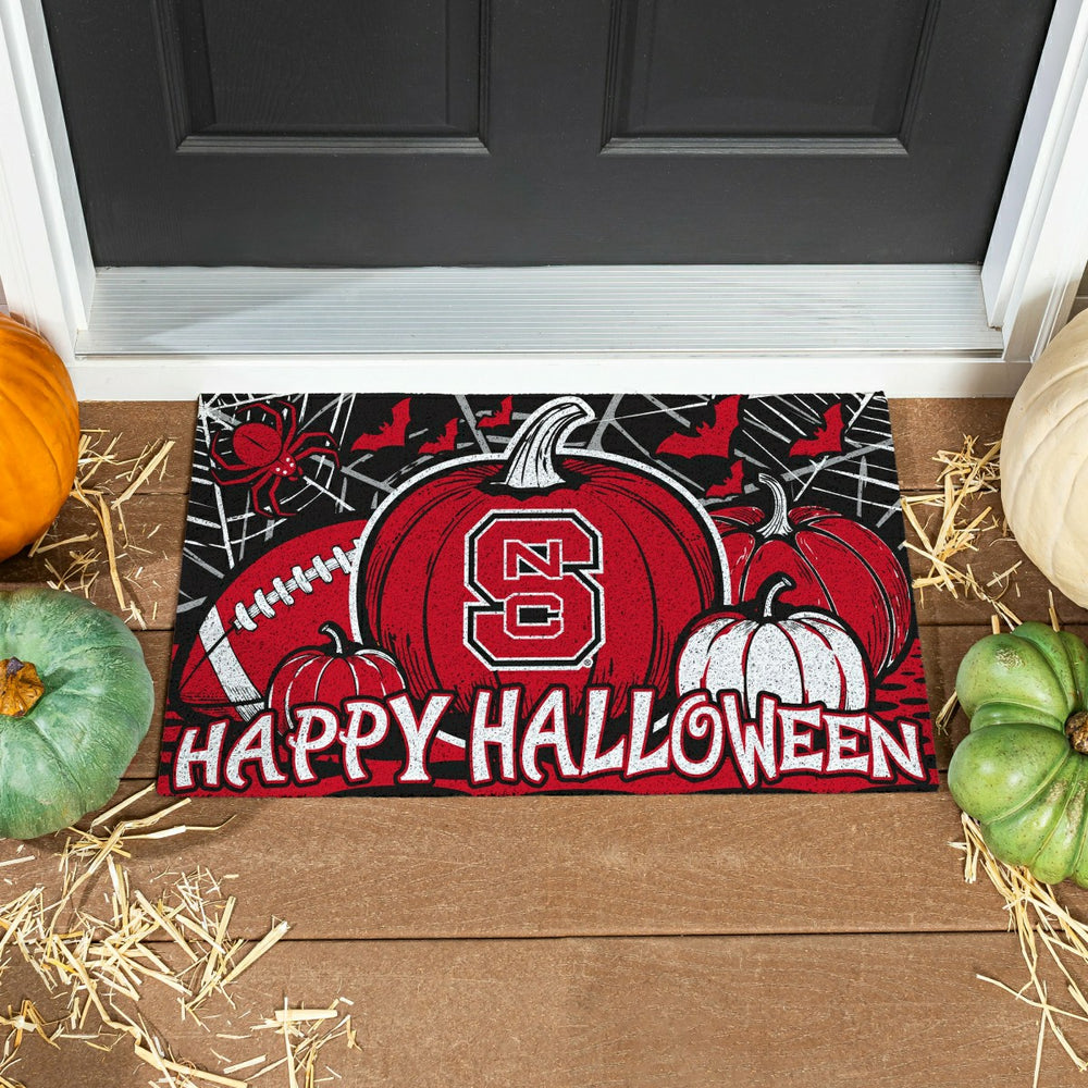 North Carolina State University Halloween PVC Mat, 28"x16", Collegiate