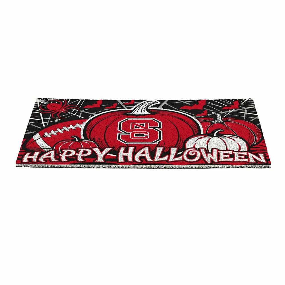 North Carolina State University Halloween PVC Mat, 28"x16", Collegiate