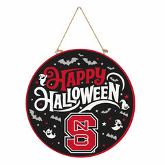 North Carolina State University Halloween Round Door Décor with Hangin, Collegiate, Home