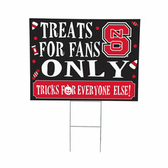 North Carolina State University Yard Sign, Halloween Treats for Fans, Collegiate, Home