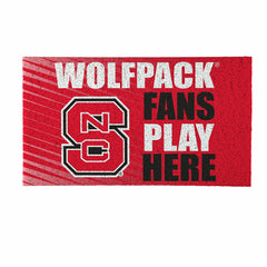 North Carolina State University Fan Mat, 28"x16", Collegiate