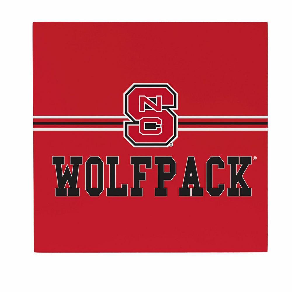 North Carolina State University Wood Wall Sign, 12x12, Collegiate, Home