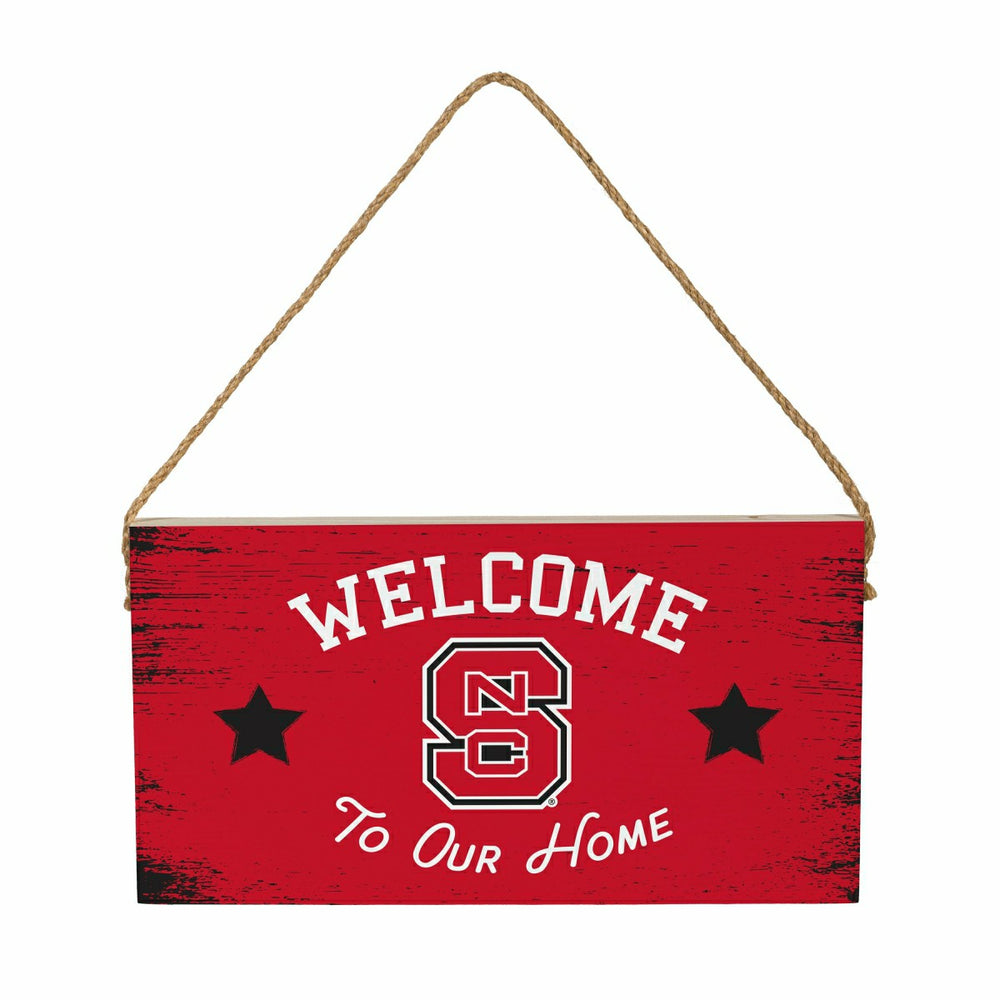 North Carolina State University Wood Wall Sign, 6x11, Collegiate, Home