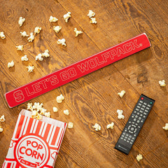 North Carolina State University Engraved Wood Sign, 1.5" x 18", Collegiate, Home