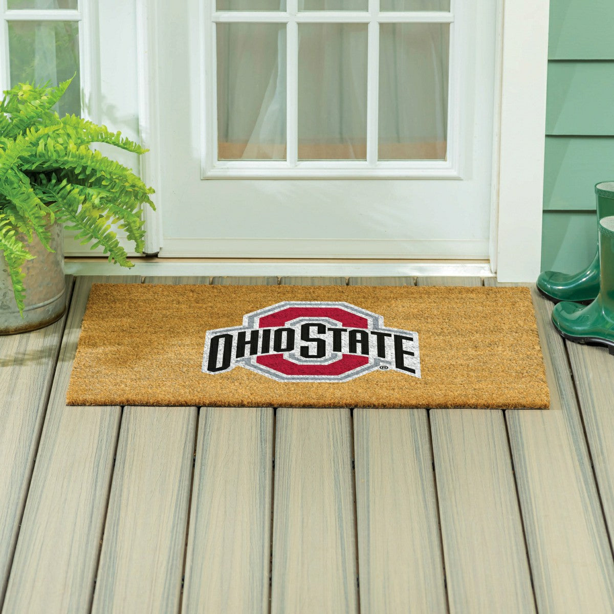Ohio State University Large Full Color Coir Mat, 36"x24", Collegiate