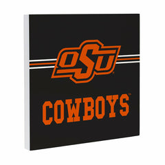 Oklahoma State University Wood Wall Sign, 12x12, Collegiate, Home