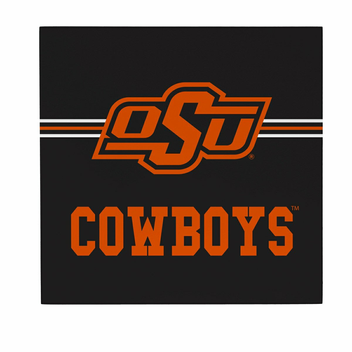 Oklahoma State University Wood Wall Sign, 12x12, Collegiate, Home