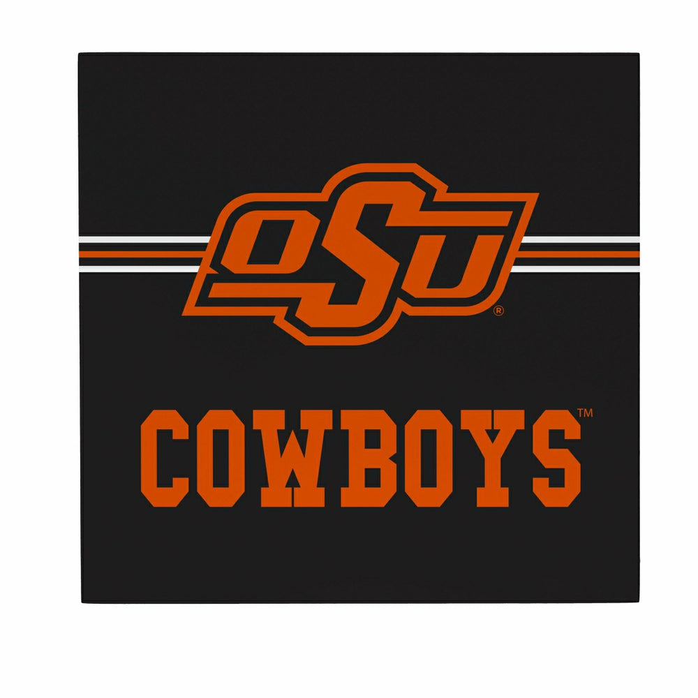 Oklahoma State University Wood Wall Sign, 12x12, Collegiate, Home