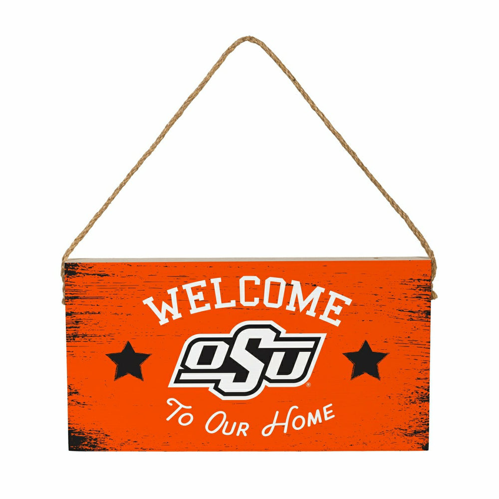 Oklahoma State University Wood Wall Sign, 6x11, Collegiate, Home