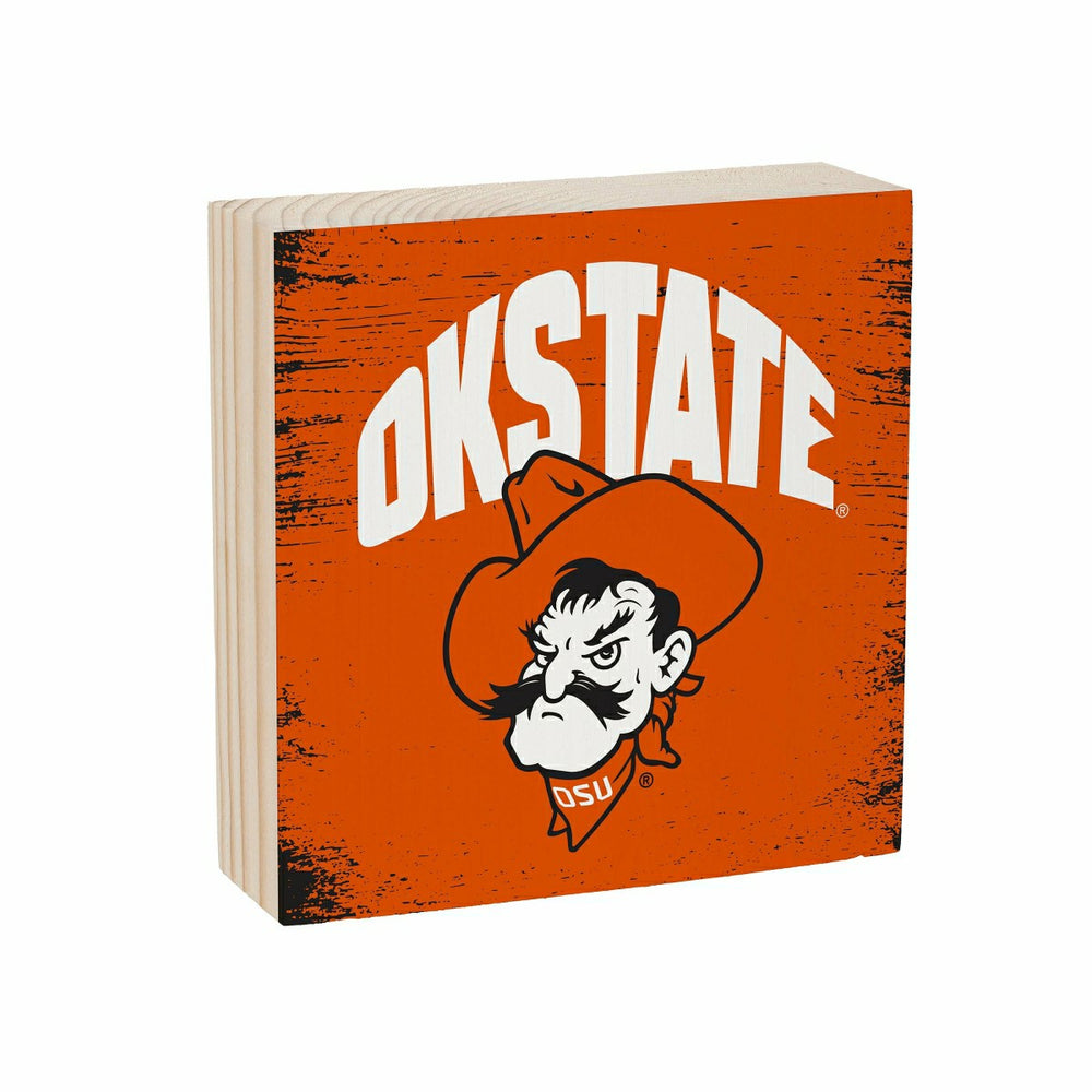 Oklahoma State University Plock, Down Home Fans, 6x6, Collegiate, Home