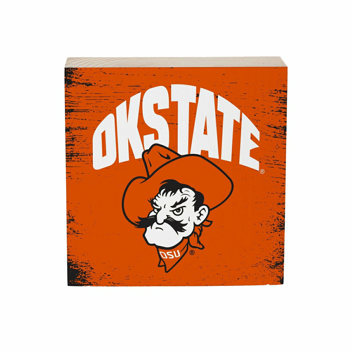 Oklahoma State University Plock, Down Home Fans, 6x6, Collegiate, Home