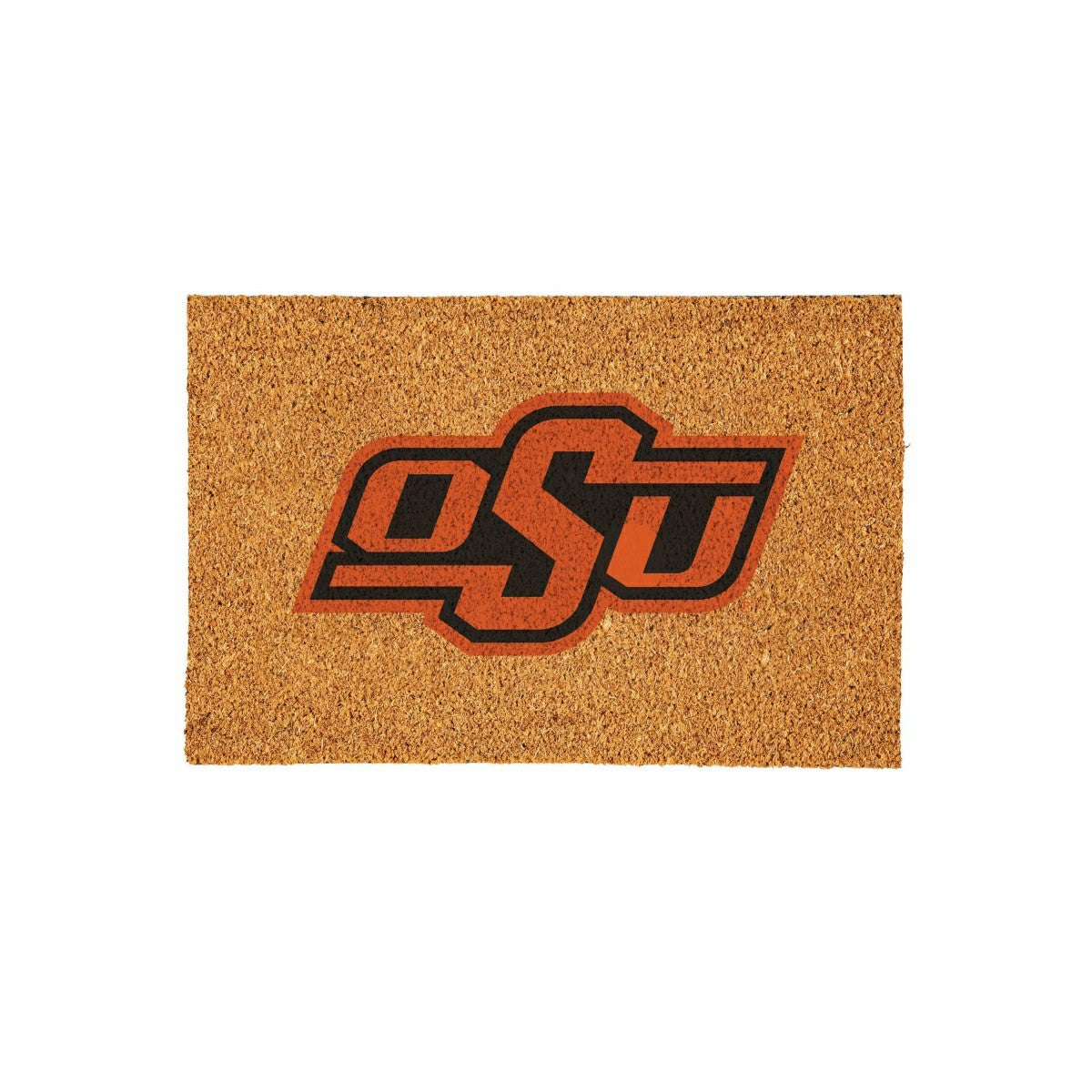 Oklahoma State University Large Full Color Coir Mat, 36"x24", Collegiate