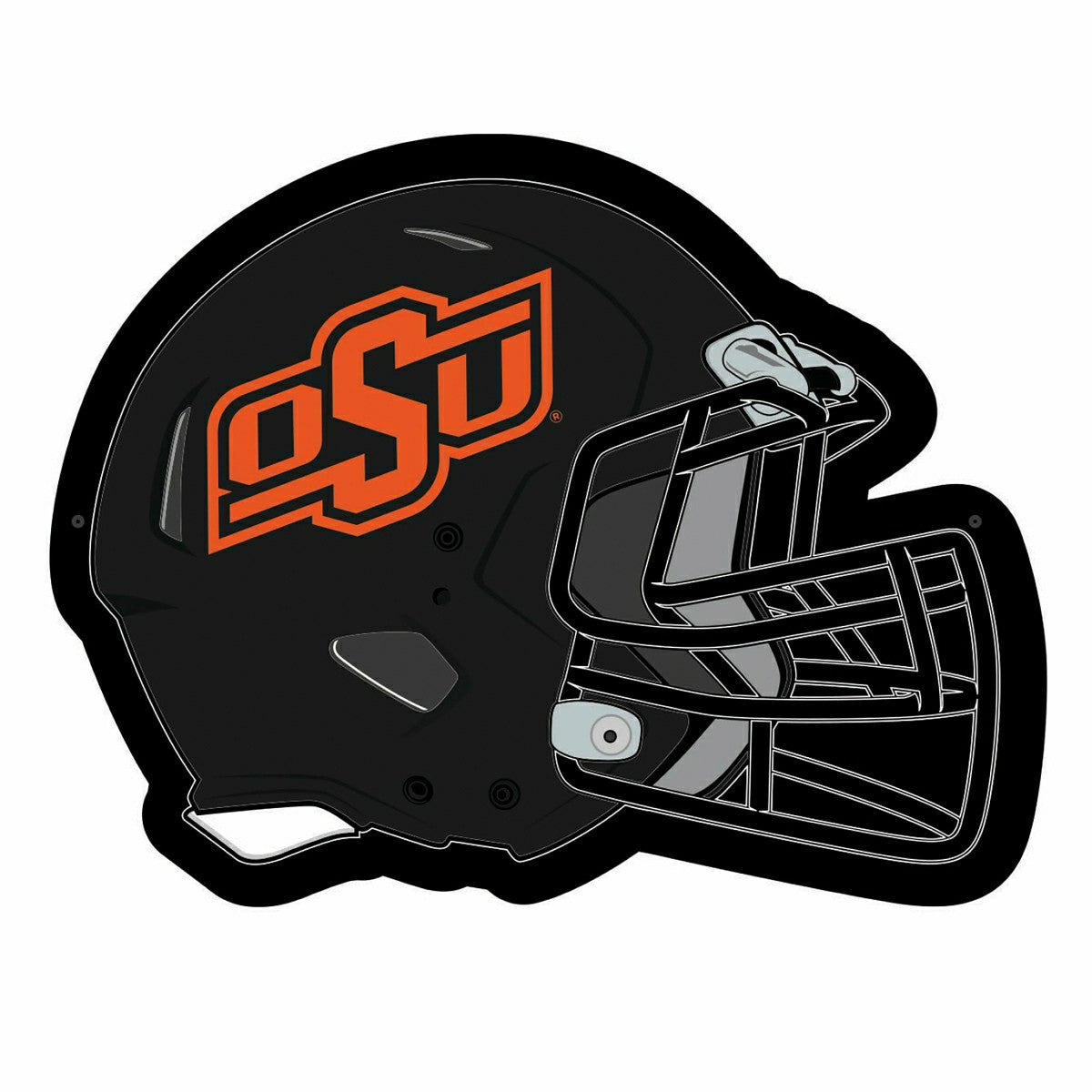 LED Wall Decor, Helmet, Oklahoma State University, Collegiate, Home