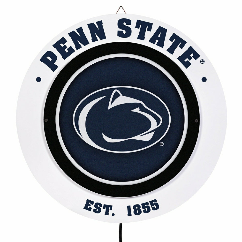 Penn State, Metal Lite, Round, Collegiate