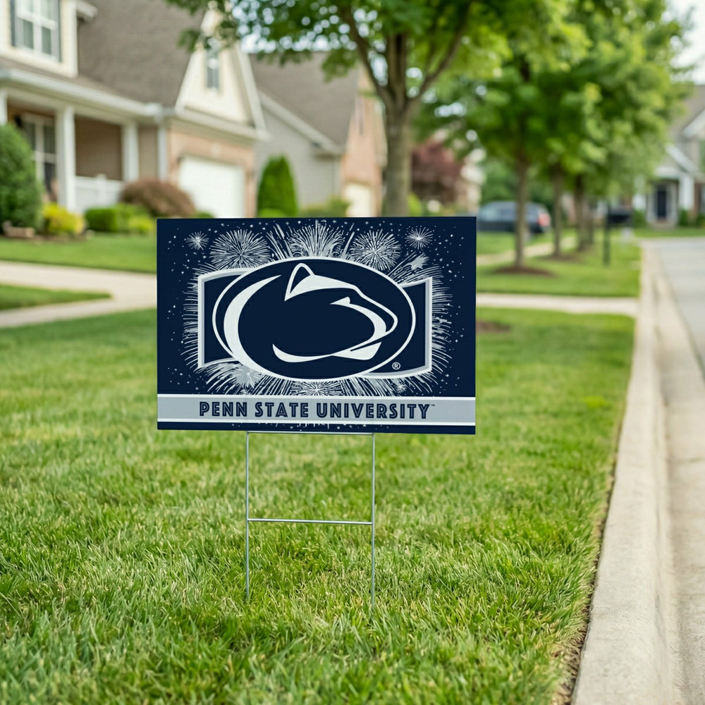 Penn State Yard Sign, Patriotic, Collegiate, Home