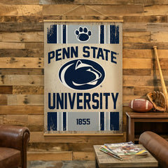 Penn State, Canvas Wall Tapestry, Large, 54x36, Collegiate, Home
